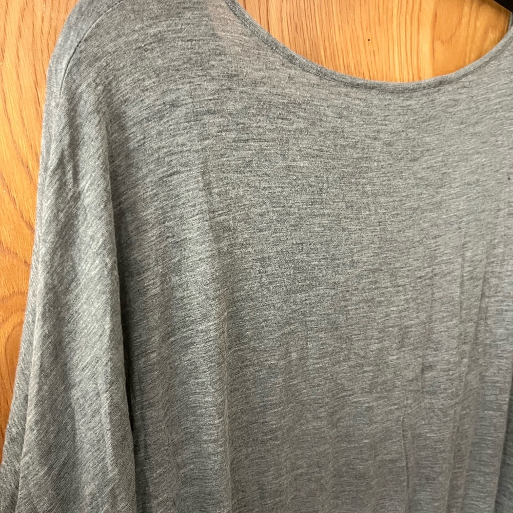 Adam Lippee round neck jersey banded tshirt dress 4 - Picture 8 of 9